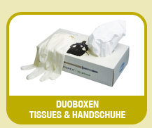 Duoboxen Tissues & Handschuhe